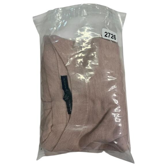 White House Black Market Sweater Womens Small Cashmere Blend Lightweight Classic - Picture 14 of 16